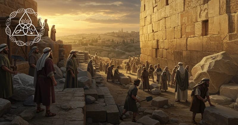 Reconstrucción del muro de Jerusalén